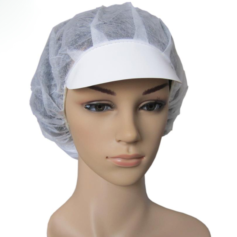 Bulk 1000 Pack Non-Woven Bouffant Caps For Food Service & Cleanroom – White, Elastic, One Size